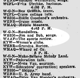 WBBM listing